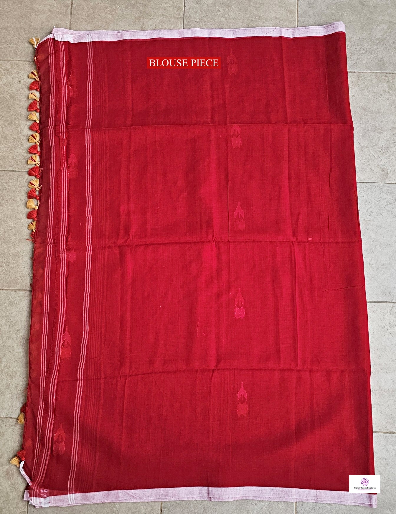 LOVE - BENGAL HANDLOOM MULCOTTON JAMDANI SAREE