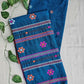SARANG - BENGAL COTTON HANDLOOM SAREE (BLUE)