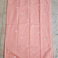 PALE PEACH - BENGAL MULCOTTON JAMDANI HANDLOOM SAREE