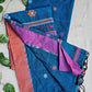 SARANG - BENGAL COTTON HANDLOOM SAREE (BLUE)
