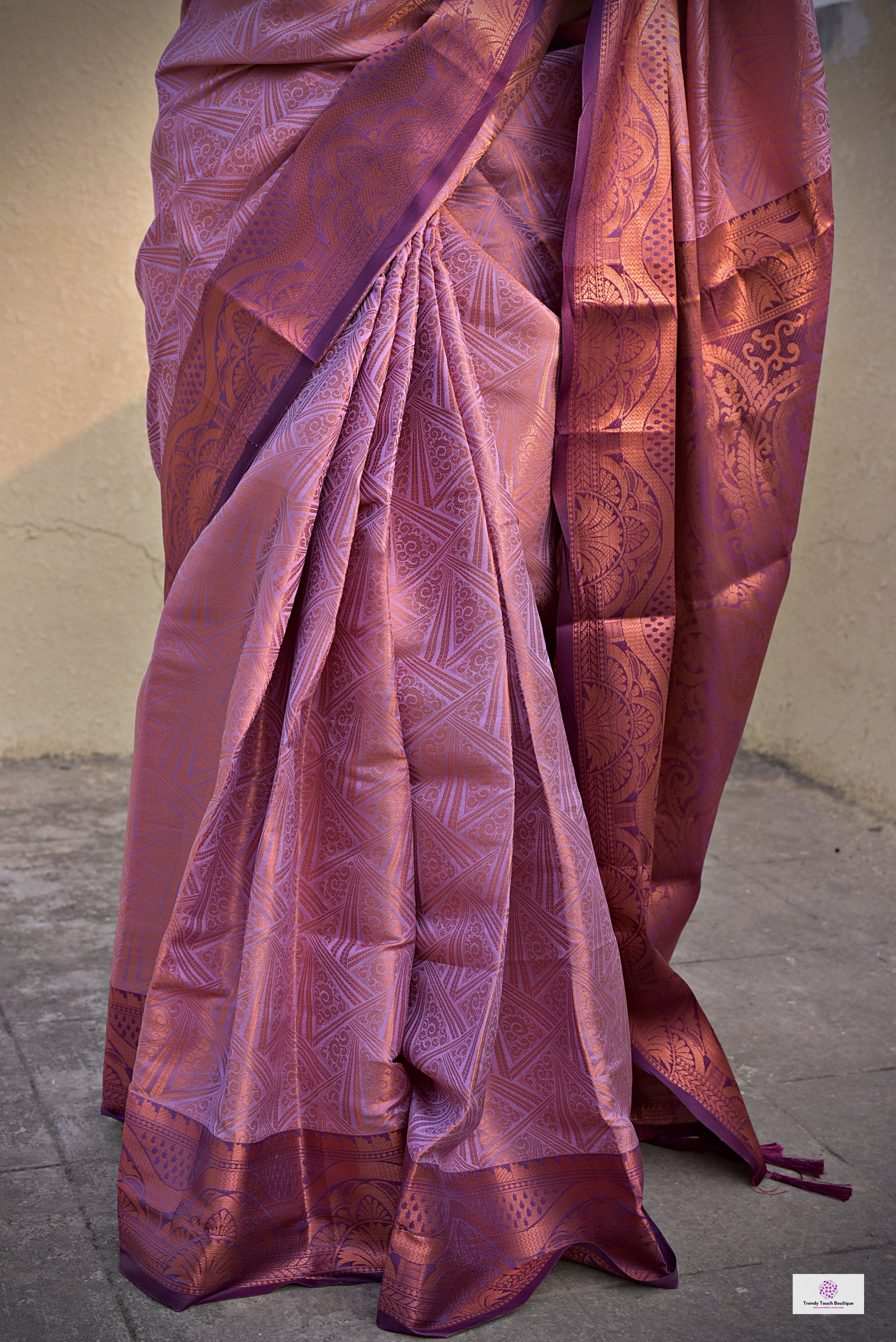 pink color pattu silk saree for wedding soft silk saree online marriage function contrast brocade work with blouse piece kubera pattu silk saree soft silk