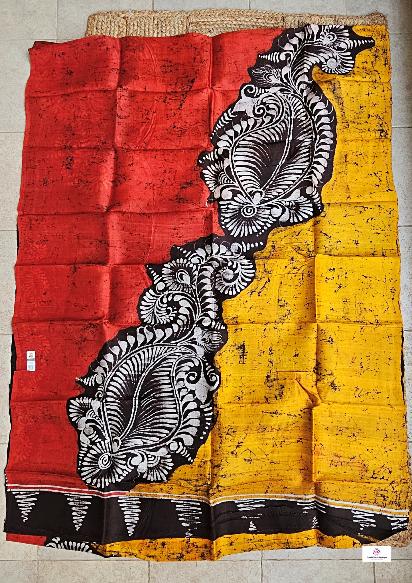 Tarangini – Handloom Wax Hand Batik Pure Mulberry Silk (Silk Mark Certified)