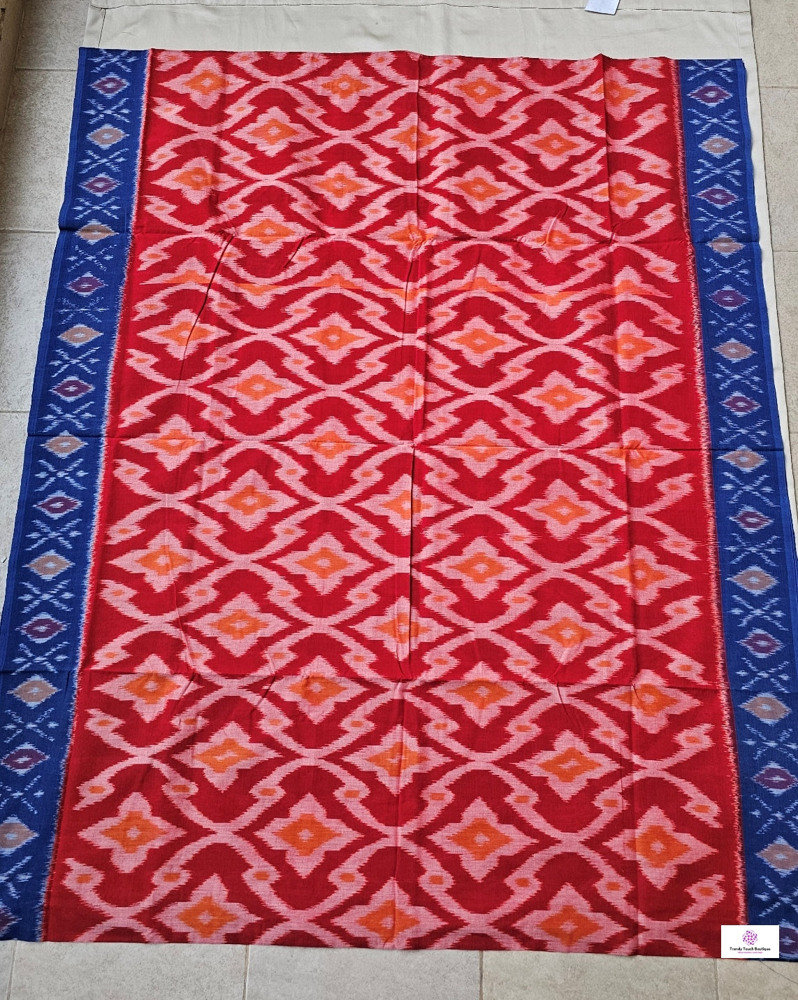 ROSALIND - POCHAMPALLY COTTON IKKAT - HANDLOOM SAREE