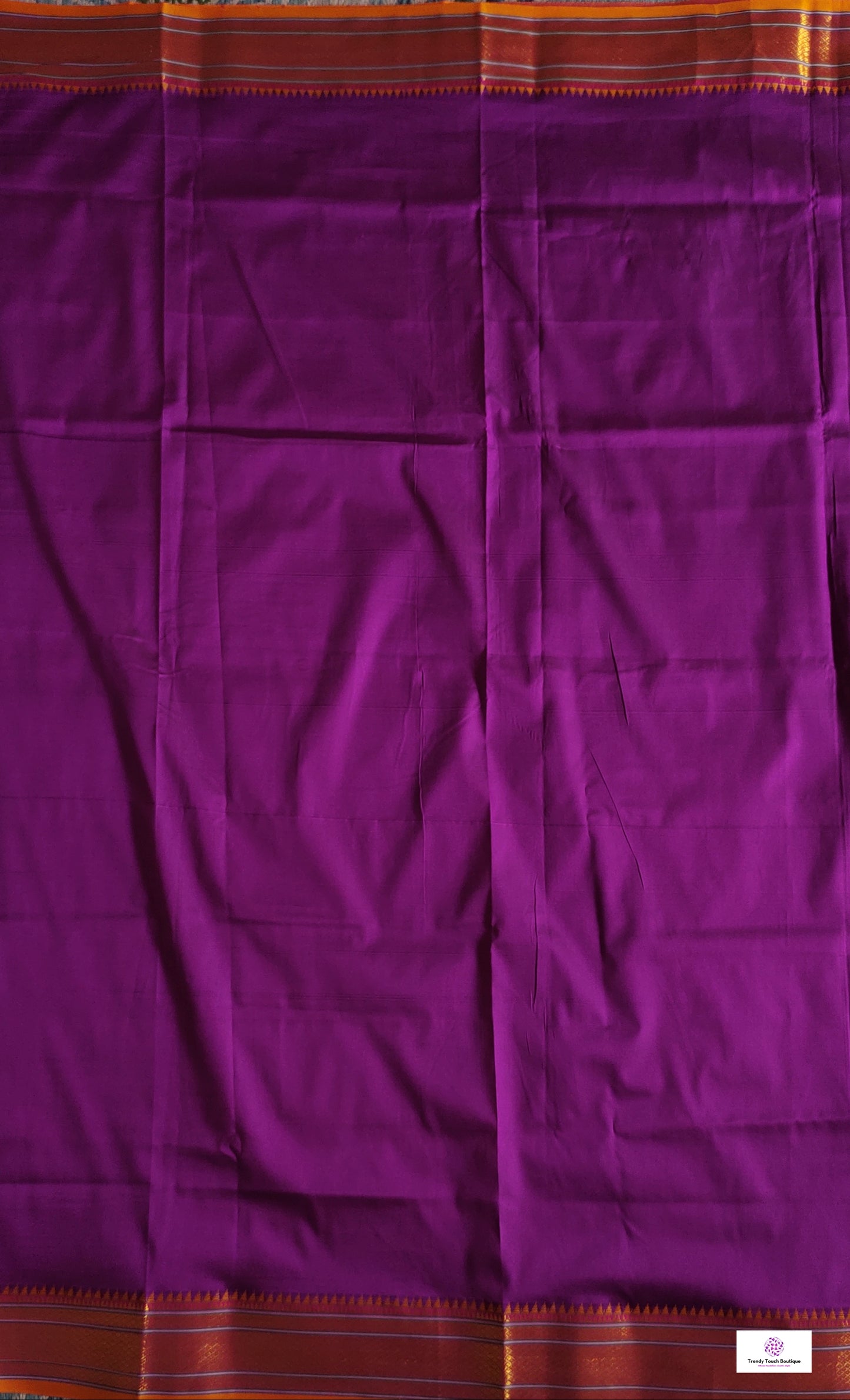 Purple Ink - Katan Silk Saree