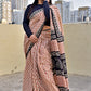 mulcotton handblock print best summer fabric office wear and everyday wear saree online best price with blouse piece black red and beige soft 