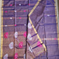 LAVENDAR MIST - TISSUE LINEN JAMDANI HANDLOOM SAREE