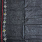 NIGHT QUEEN - KANTHA STITCH - COTTON HANDLOOM SAREE