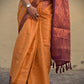 yellow color pattu silk saree for wedding soft silk saree online marriage function contrast brocade work with blouse piece kubera pattu silk saree soft silk