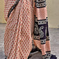 mulcotton handblock print best summer fabric office wear and everyday wear saree online best price with blouse piece black red and beige soft 