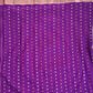 Kanjivaram styled violet color with copper zari work party wear special occasion saree for wedding function or bridal gift