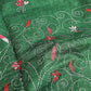 BLUE RIVER - KANTHA STITCH - COTTON HANDLOOM SAREE