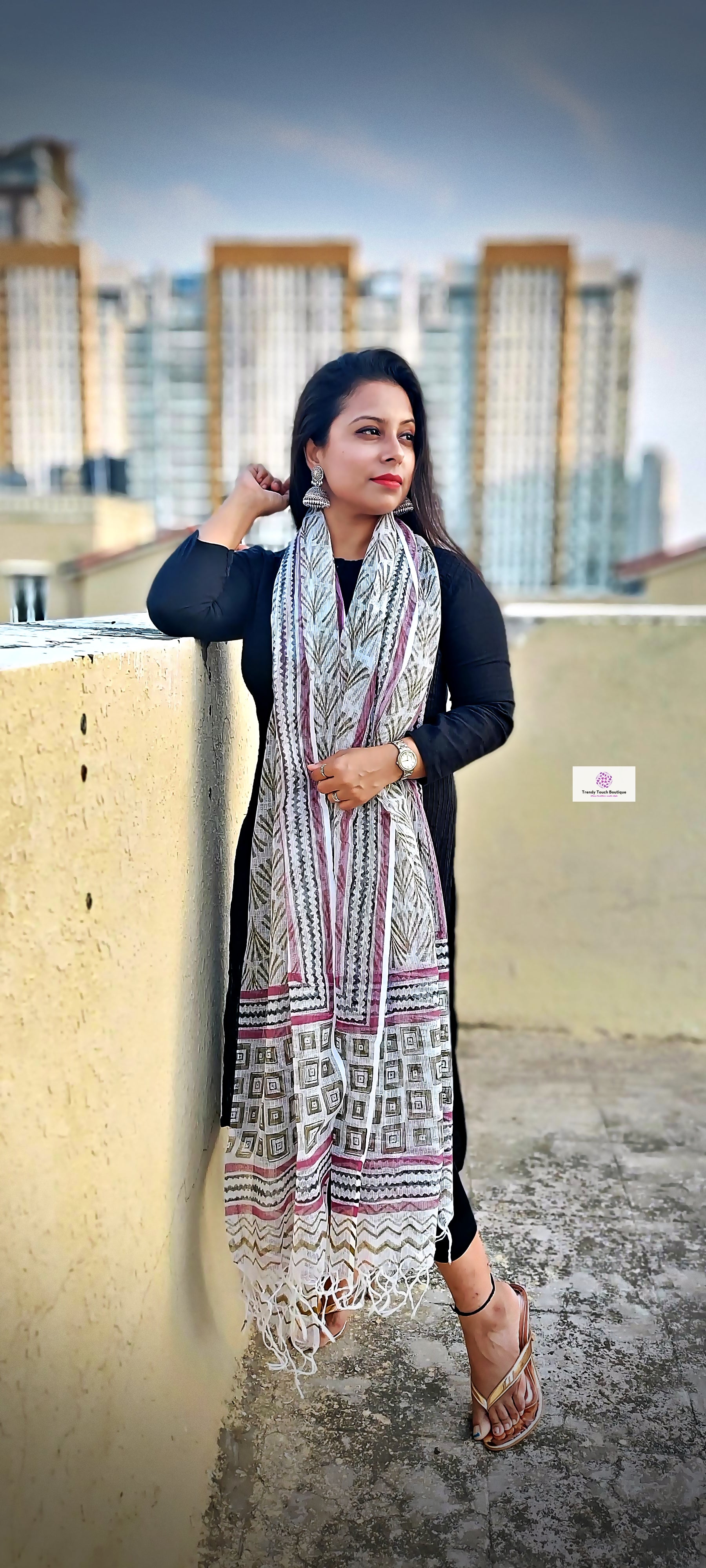 beat the heat with kota doria handblock print white yellow everyday kurti pairing office wear college best price online holi spring summer sale 