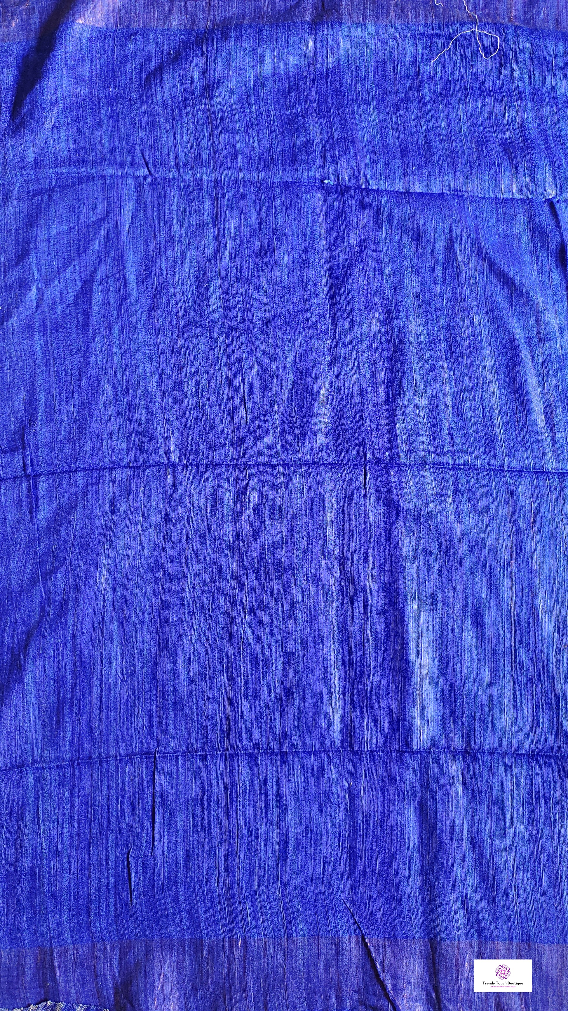Pure Gicha Tussar Silk Saree with Silk Mark Certified Blue and Orange Handloom saree best wedding marriage function party wear celebration and corporate events office best price with blouse piece handblock printed