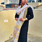 beat the heat with kota doria handblock print white yellow everyday kurti pairing office wear college best price online holi spring summer sale