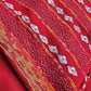 Kantha stitch handembroidered designer red khesh cotton handloom with blouse piece best price