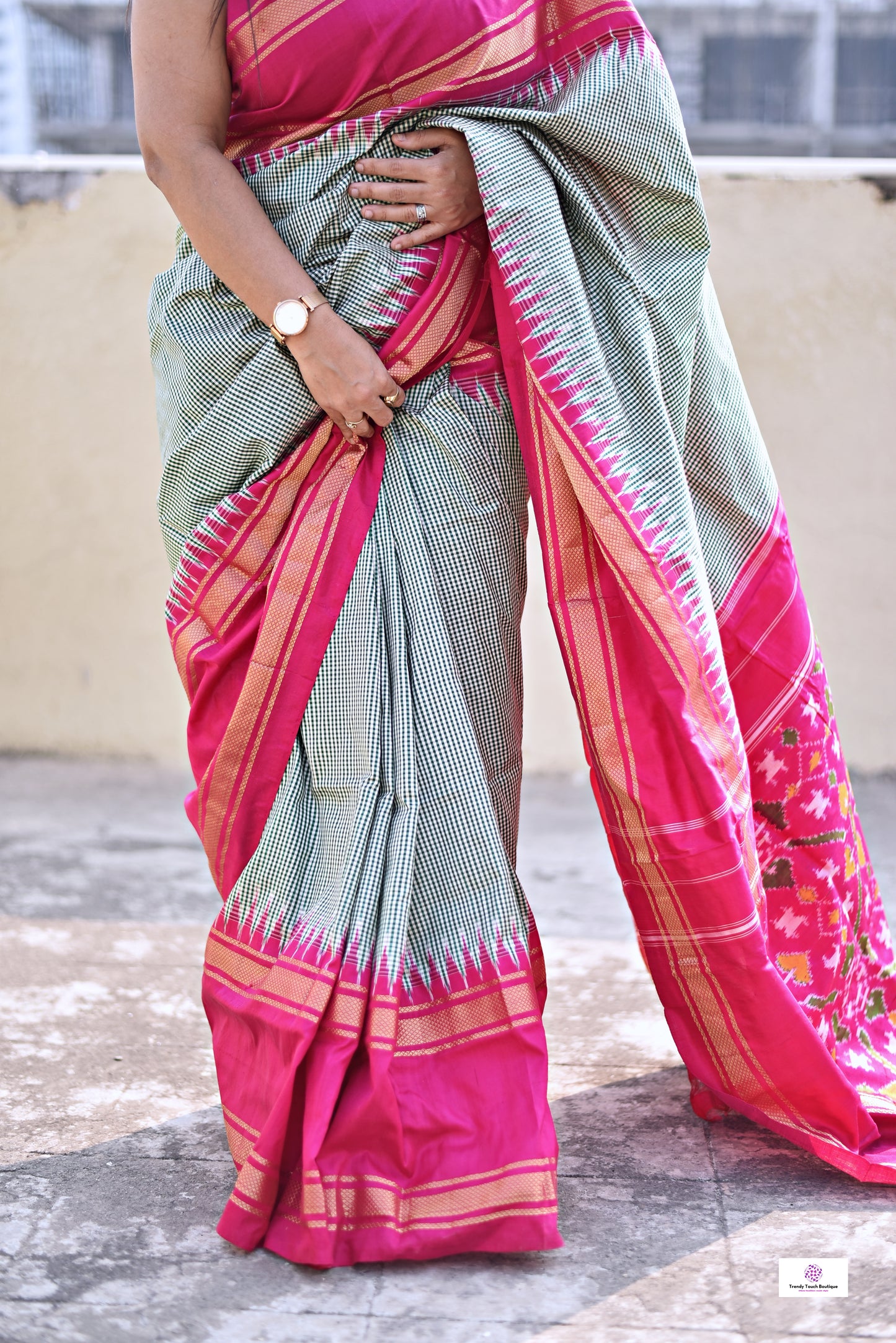 Ayesha – Pochampally Ikkat Handloom Pure Silk (with Silk Mark)