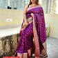 RANJHANA - KANJIVARAM STYLE SILK (VIOLET & COPPER ZARI)
