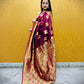 Mrinalini - Organza Meenakari - Banarasi Silk Saree