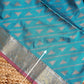 Ranjhana - Semi Kanjivaram Silk Saree (Teal Green)