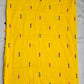 BASANT (MAROON TASSEL) BENGAL MULCOTTON HANDLOOM SAREE (YELLOW)