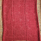 Hand block printed maroon Kota Doria saree with natural dyes, floral and paisley patterns, lightweight and skin-friendly.