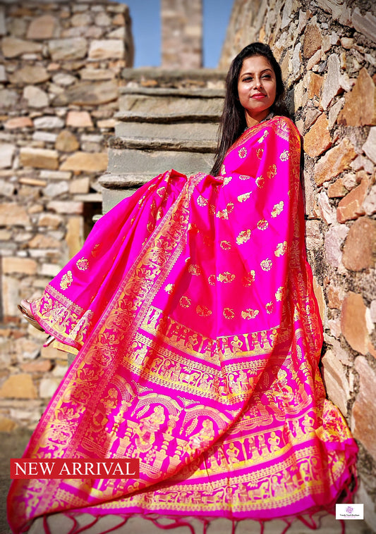 Shakuntala - Baluchari Silk Saree