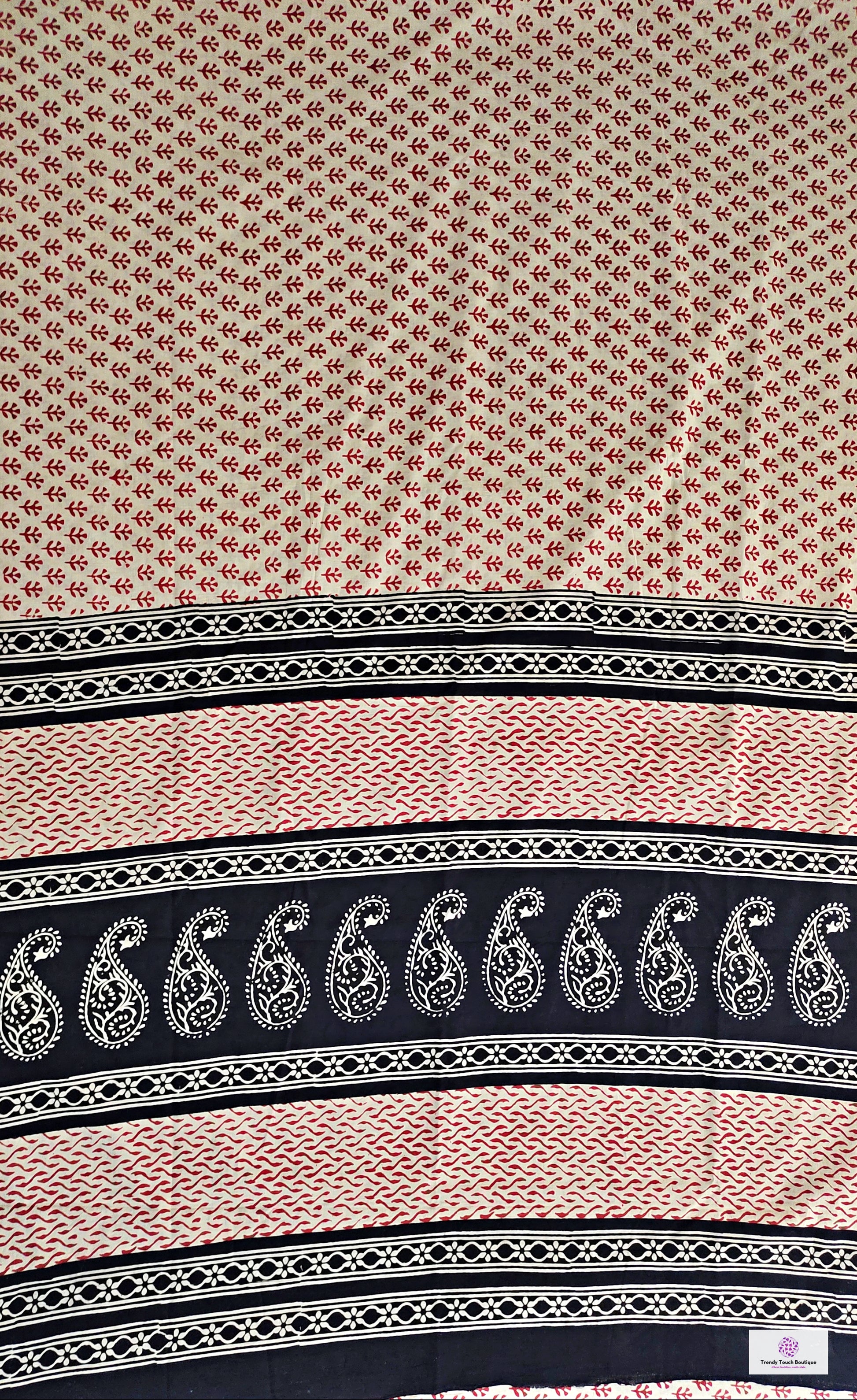 mulcotton handblock print best summer fabric office wear and everyday wear saree online best price with blouse piece black red and beige soft 