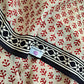 mulcotton handblock print best summer fabric office wear and everyday wear saree online best price with blouse piece black red and beige soft 
