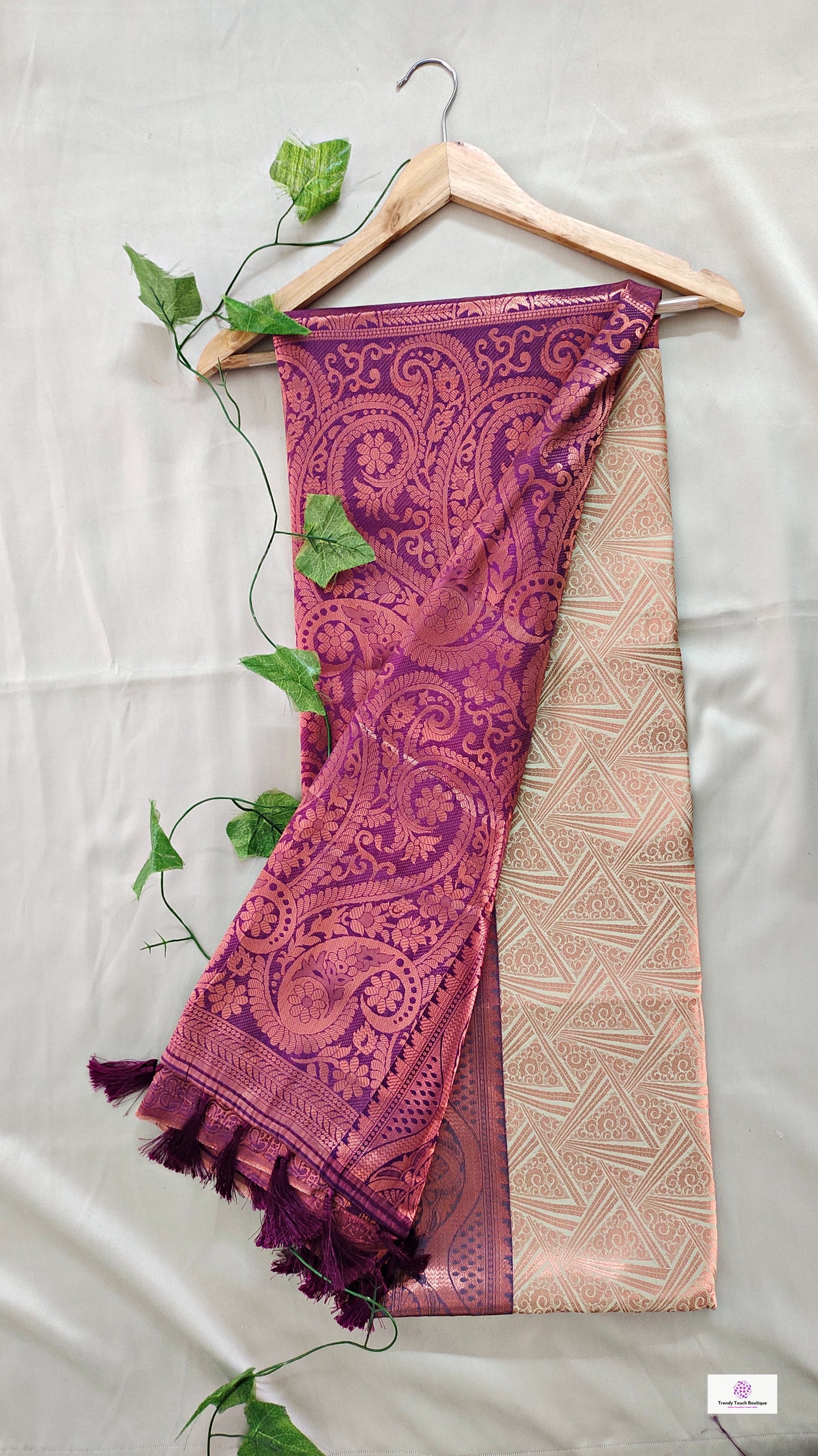 ANJALI - KUBERA PATTU SILK SAREE - IVORY