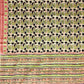 peach orange organic handblock print mul cotton saree ajrakh vanaspati natural dye floral print best summer fabric office and daily wear saree