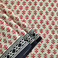 mulcotton handblock print best summer fabric office wear and everyday wear saree online best price with blouse piece black red and beige soft 