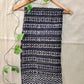 black chanderi silk saree with zari border handblock print summer fabric best price with blouse piece office wear and casual styling party wear saree