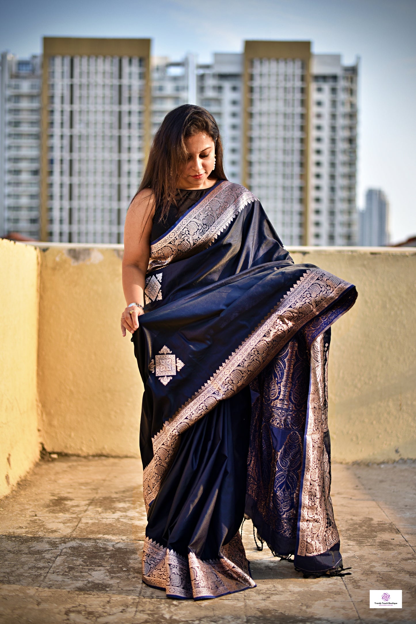 MRIDANGINI - BANARASI KATAN SILK SAREE