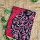 Romance - Kantha Work & Hand Batik - Cotton Saree