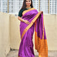 Purple Ink - Katan Silk Saree