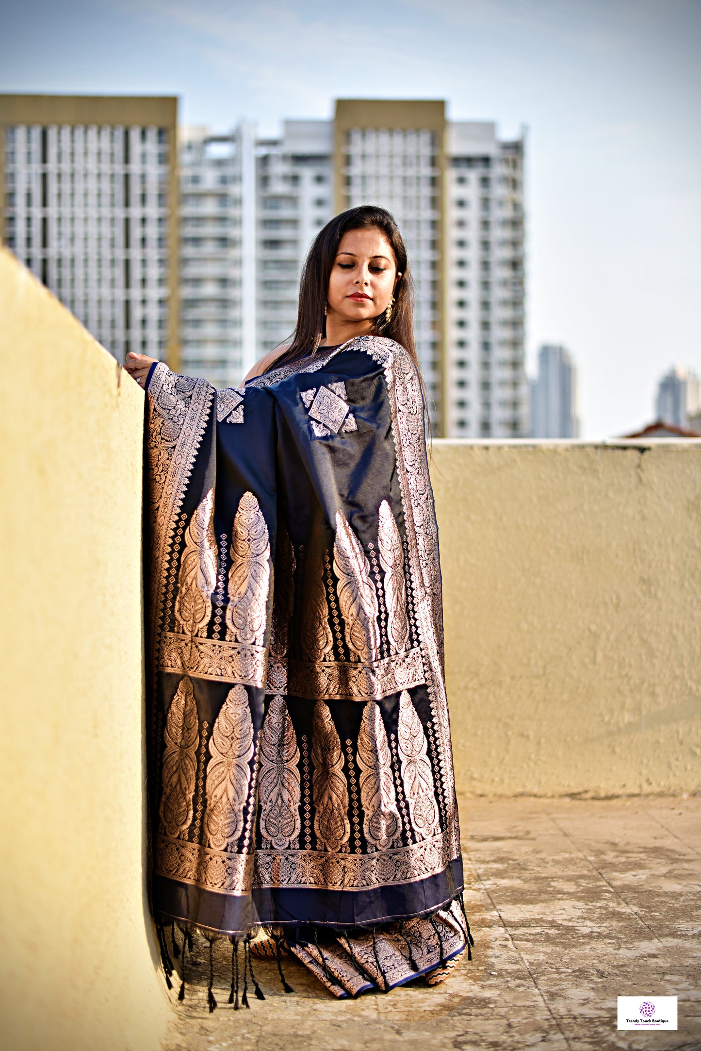 MRIDANGINI - BANARASI KATAN SILK SAREE