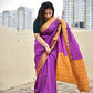 Purple Ink - Katan Silk Saree
