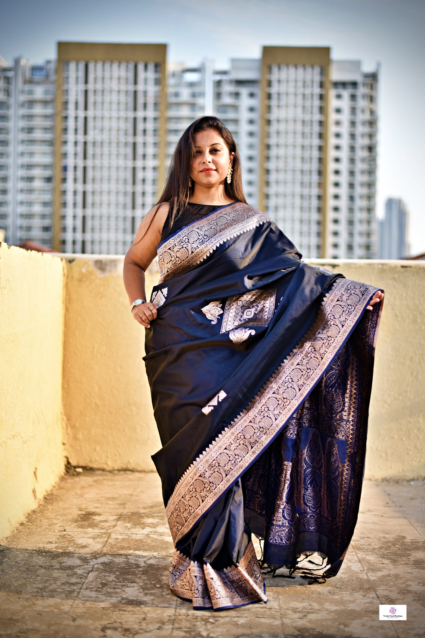 MRIDANGINI - BANARASI KATAN SILK SAREE