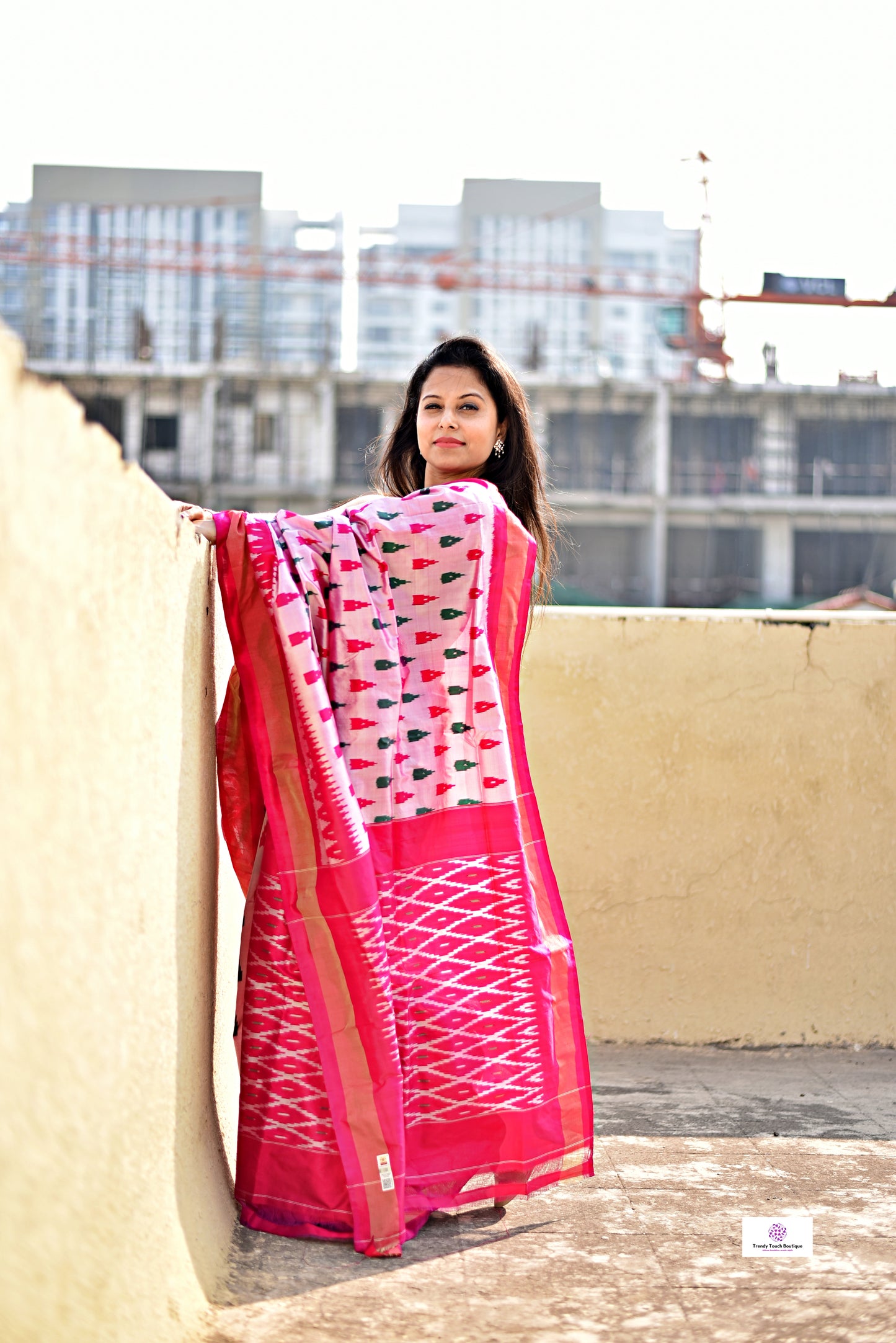 Deepika – Pochampally Ikkat Handloom Pure Silk (with Silk Mark)