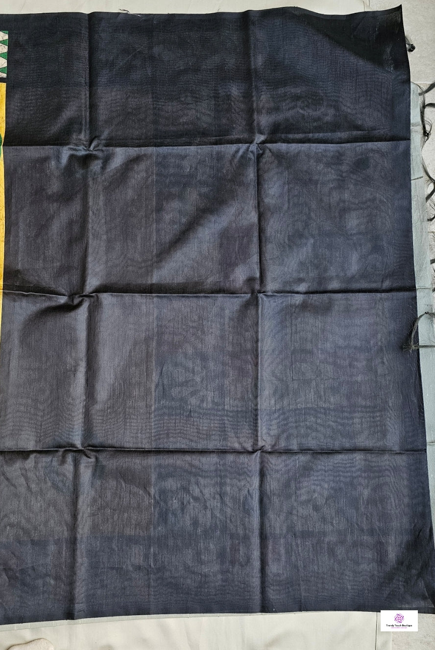 MOMER PUTUL - (DIGITAL PRINT) - SEMI TUSSAR SILK - PRE BOOK (DESPATCH : 10-15 DAYS)