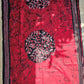 Romance - Kantha Work & Hand Batik - Cotton Saree