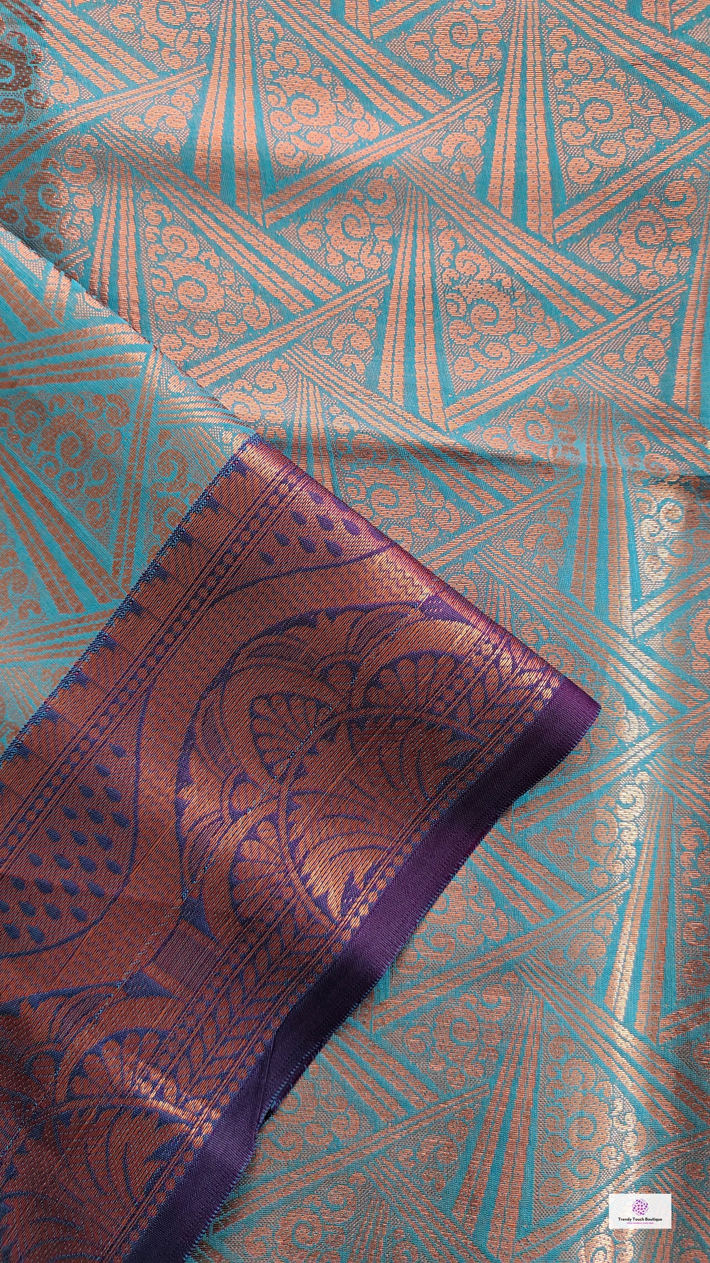 dual tone blue kubera pattu silk saree for wedding soft silk saree online marriage function contrast brocade work with blouse piece