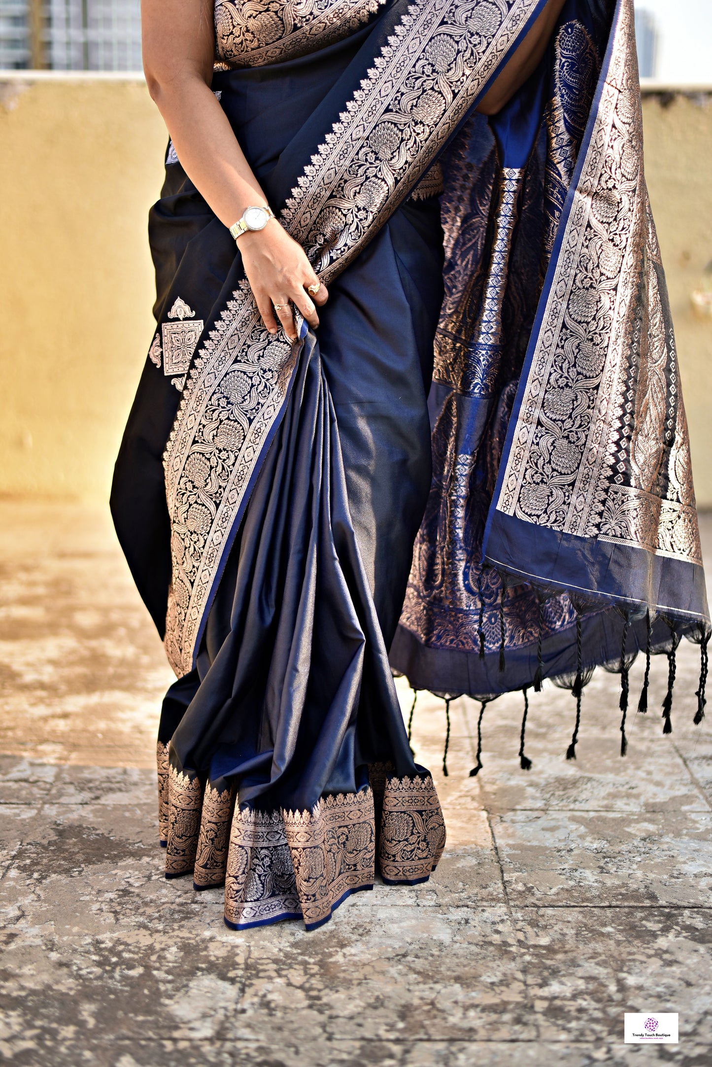 MRIDANGINI - BANARASI KATAN SILK SAREE