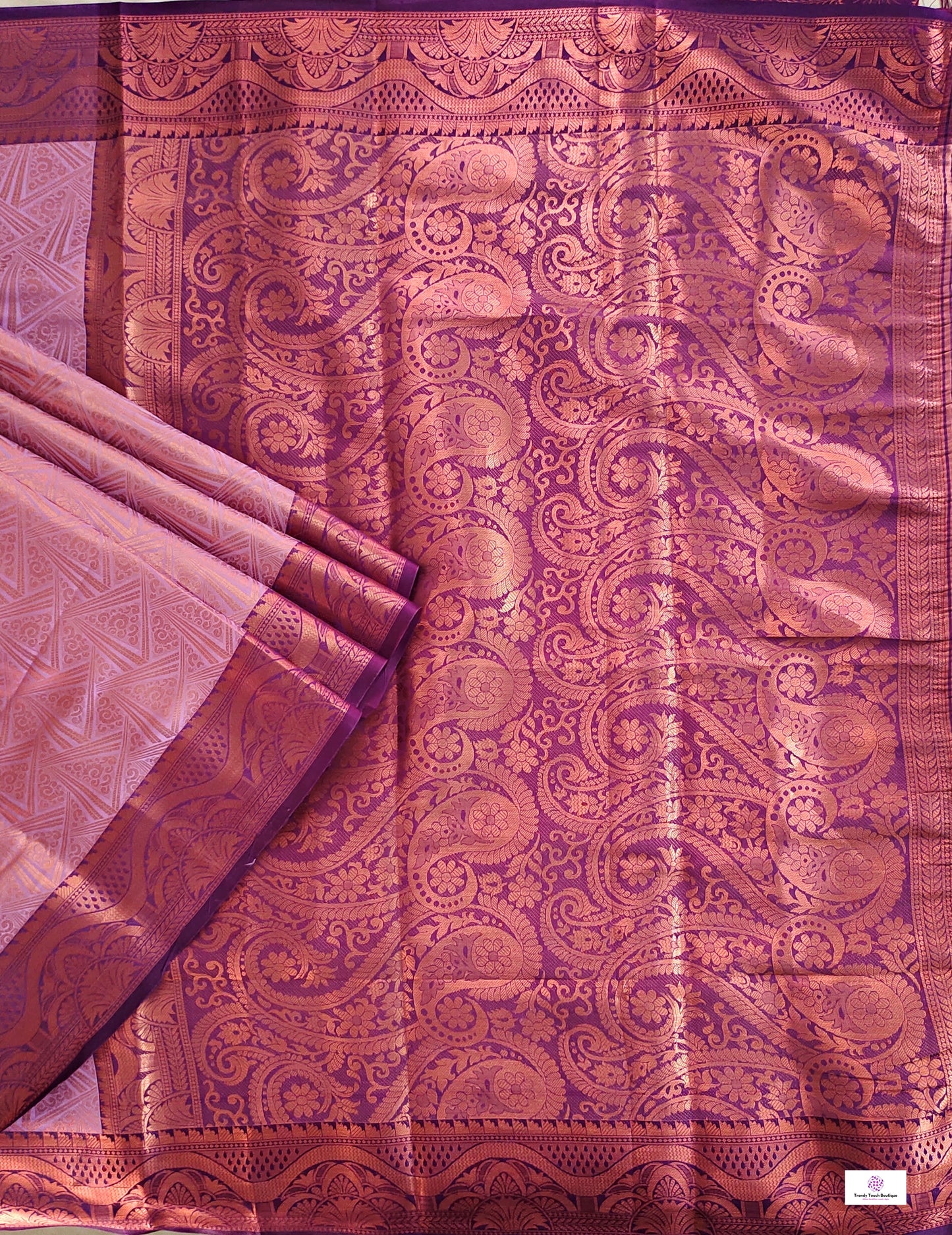 JANVI - KUBERA PATTU SILK SAREE - LILAC