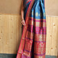 AMAR TUMI - MAROON & GREY - BOMKAI SILK