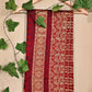 AMAR TUMI - MAROON & GREY - BOMKAI SILK