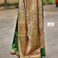 ARANYAANI - GREEN & GOLD - KATAAN SILK