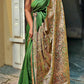 ARANYAANI - GREEN & GOLD - KATAAN SILK