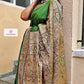 ARANYAANI - GREEN & GOLD - KATAAN SILK