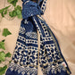 BLUEBELLS - HANDBLOCKPRINT- CHANDERI SILK DUPATTA